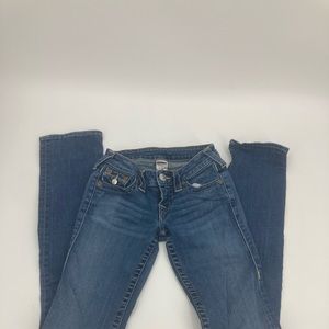 True Religion Jeans Skinny Distressed Flap Pockets